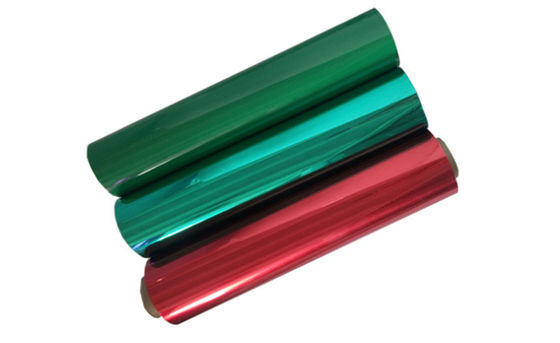 Sequin Laser Metalized Film BOPP Film Rolls, Red Heat Sealable BOPP Film