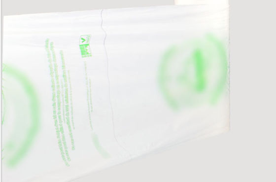 52 * 65cm PLA PBAT bột bắp có thể phân hủy sinh học Túi nhựa cuộn liên tục phẳng