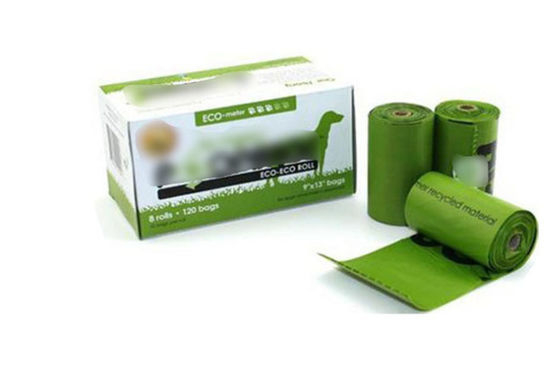 35 × 23cm PLA PBAT bột ngô có thể phân hủy sinh học Túi đựng đồ ăn cho chó cưng