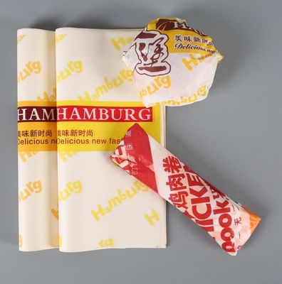 38g / 45g OilProof Nướng bánh hamburger Giấy sáp Đài Loan Rice Ball Wrapping Paper