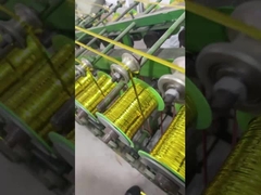 Bánh kẹo dây đeo dây buộc sợi dây thừng phim PET kim loại đỏ