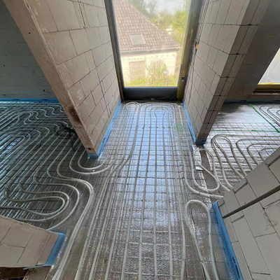 VMPET/Al Foil Roll For Floor Heat Reflective Film Bộ phim tổng hợp cho xây dựng