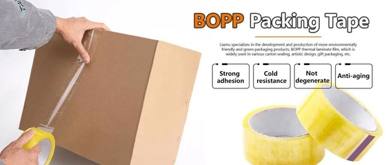 Jumbo Bopp Tape Roll Transparent Sealing Bopp Tape Nhà cung cấp bao bì