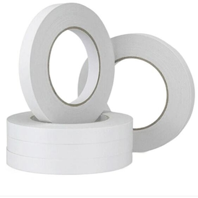 Solvent Base / Hot Melt Double Side Paper Embroidery Tape With Hot Melt / Solvent Các loại băng thêu bằng giấy