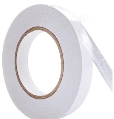 Solvent Base / Hot Melt Double Side Paper Embroidery Tape With Hot Melt / Solvent Các loại băng thêu bằng giấy