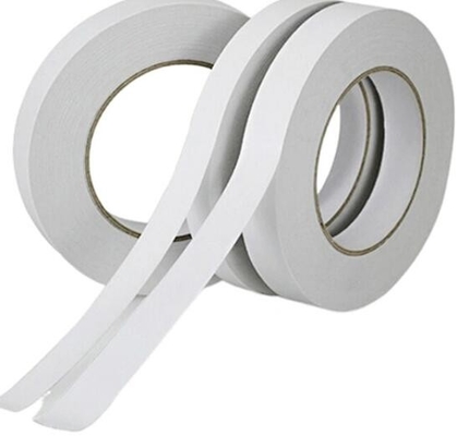 Solvent Base / Hot Melt Double Side Paper Embroidery Tape With Hot Melt / Solvent Các loại băng thêu bằng giấy