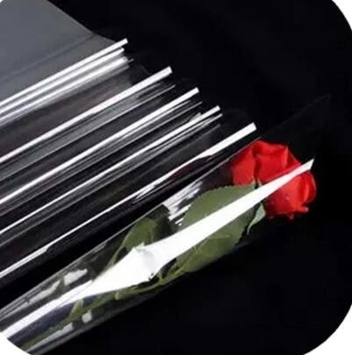 40mic Clear Cellophane Roll BOPP Packing Film For Wrap Flower Bouquet (Bộ phim đóng gói hoa BOPP rõ ràng 40mic)
