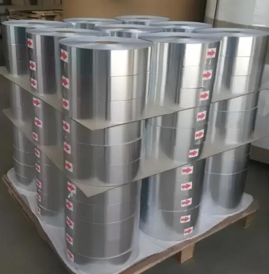 Gloss bạc vàng kim loại hóa giấy tổng hợp nhôm bọc giấy cho hộp thuốc lá