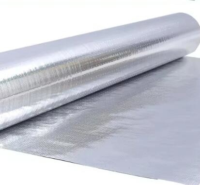 Một hoặc hai phản xạ vải dệt nhôm tấm nhôm hỗ trợ vải dệt cách nhiệt