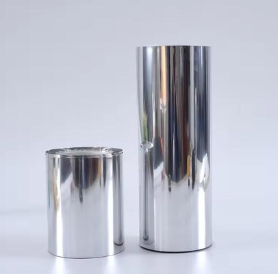 Tùy chỉnh bạc / ColorVmpet 12 Micron AL PET Laminating Film Roll cho bao bì rắn