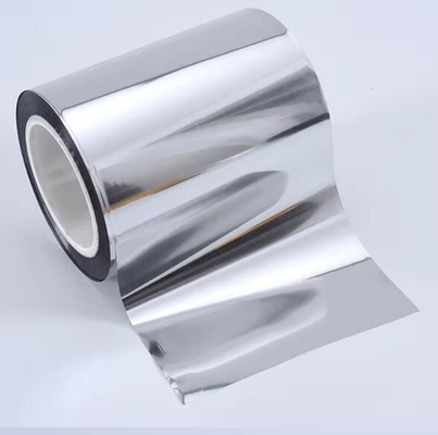 Tùy chỉnh bạc / ColorVmpet 12 Micron AL PET Laminating Film Roll cho bao bì rắn