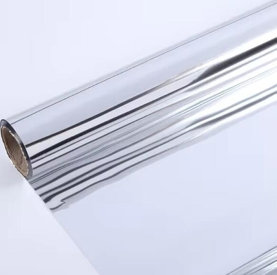 Tùy chỉnh bạc / ColorVmpet 12 Micron AL PET Laminating Film Roll cho bao bì rắn