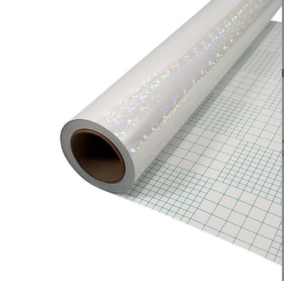 Kính đơn giản màu vỡ Laser Cold Lamination Film For Photo Album, hình trái tim Cold Lamination Film