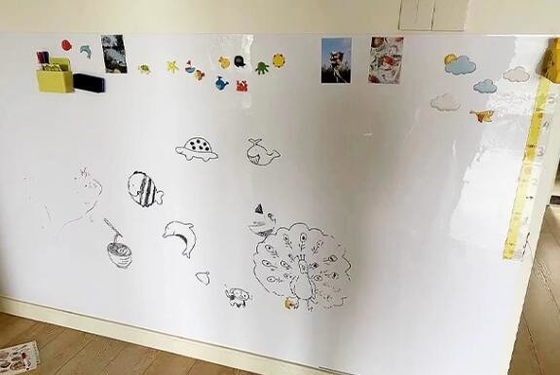 Bộ phim viết Whiteboard tùy chỉnh, phim sách thú cưng màu trắng có thể xóa, phim có thể tháo ra từ bảng đen văn phòng