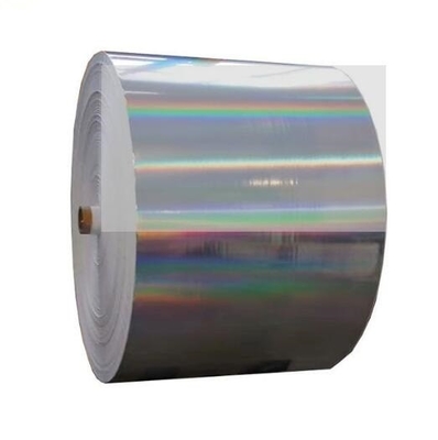 Metallized Rainbow Holographic Paper Board / Roll For UV Printing And Wrapping Paper Box (Bảng giấy holographic cầu vồng kim loại hóa)