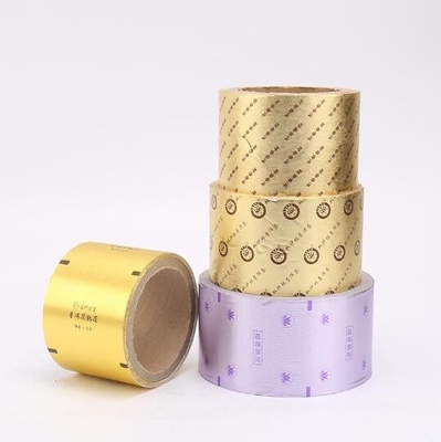 Cuộn giấy nhựa nhôm mạ mạ màu đúc cho bao bì sô cô la