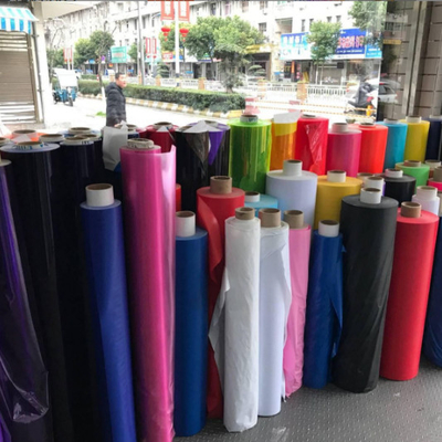 PVC mềm keo Transparent Film màu PVC Frosted màu bóng keo PVC Film