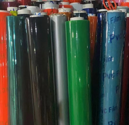 PVC mềm keo Transparent Film màu PVC Frosted màu bóng keo PVC Film