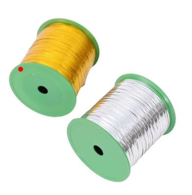 8cm Metallic Spool Golden Twist Tie cho bánh mì và quà tặng Twist Ties cho đóng gói bánh
