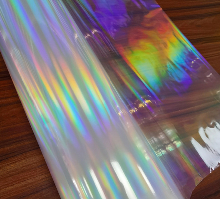 18um Holographic Bopp Color Glitter Film, pilar ánh sáng ngang BOPP film cho bao bì thuốc