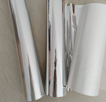 Bộ phim kim loại hóa PET phản xạ cao và rào cản cao, PE phủ phim nhôm in VMPET để đóng túi trà