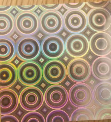 12mic PET / 17mic bopp lớp phủ nguyên liệu kim loại hóa holographic được sử dụng cho in UV