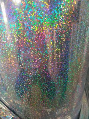 12mic PET / 17mic bopp lớp phủ nguyên liệu kim loại hóa holographic được sử dụng cho in UV