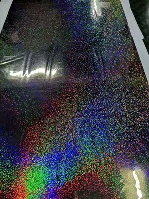 12mic PET / 17mic bopp lớp phủ nguyên liệu kim loại hóa holographic được sử dụng cho in UV