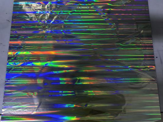 12mic PET / 17mic bopp lớp phủ nguyên liệu kim loại hóa holographic được sử dụng cho in UV