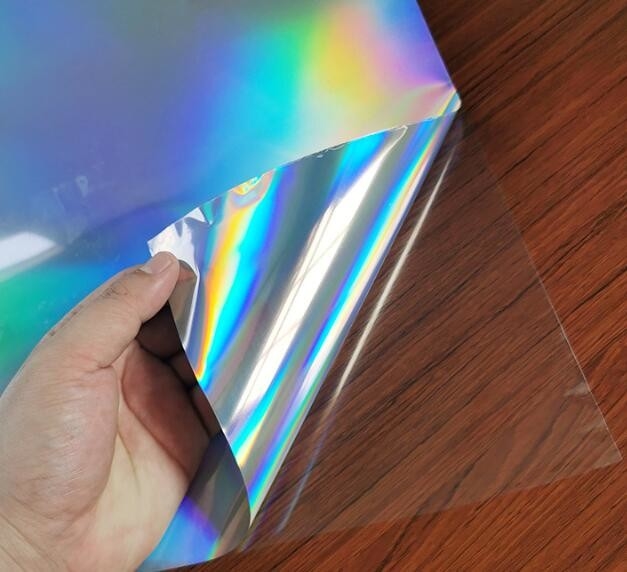 Laser Colorful Car Film, Pvc tự dán chữ viết bằng laser Miếng dán xe hơi, Miếng dán ngay lập tức bằng nhôm
