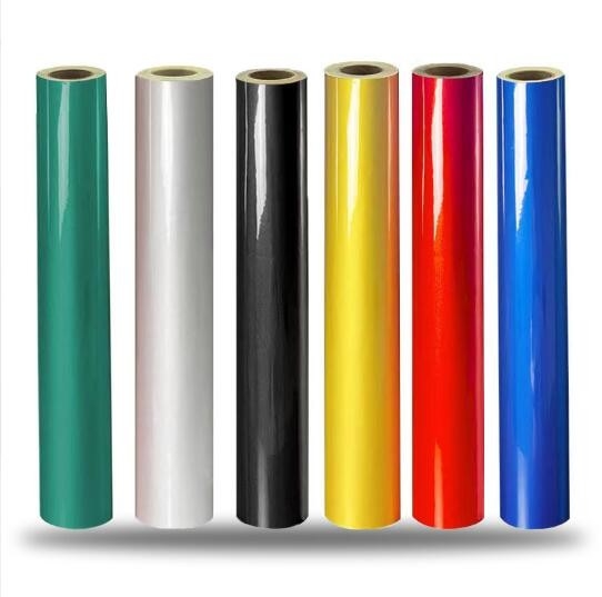 Laser Film Self-Adhesive Green,Blue,Black PVC Lettering Printing Transfer Packaging Roll Material Film (Bộ phim đóng gói chuyển nhượng)