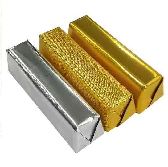 Cuộn giấy nhựa nhôm mạ mạ màu đúc cho bao bì sô cô la