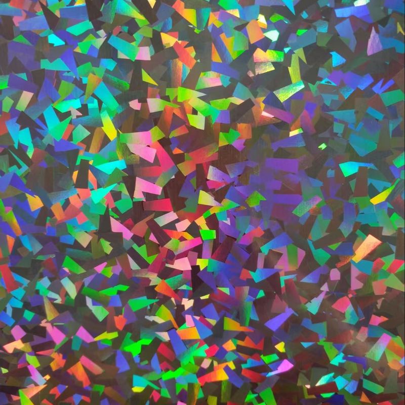 12mic PET / 17mic bopp lớp phủ nguyên liệu kim loại hóa holographic được sử dụng cho in UV